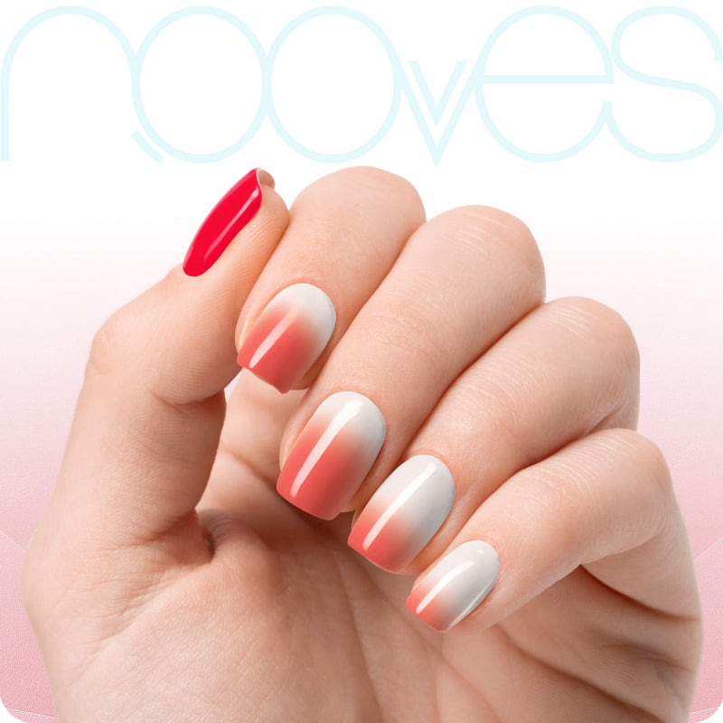 Láminas de Gel - Cherry Blossom -  ¡Cambian de color!  - Nooves Nails