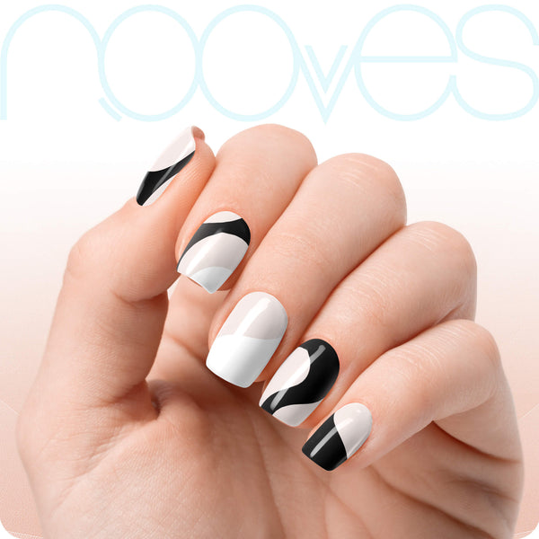 Láminas de Gel - White Cow - Nooves Nails