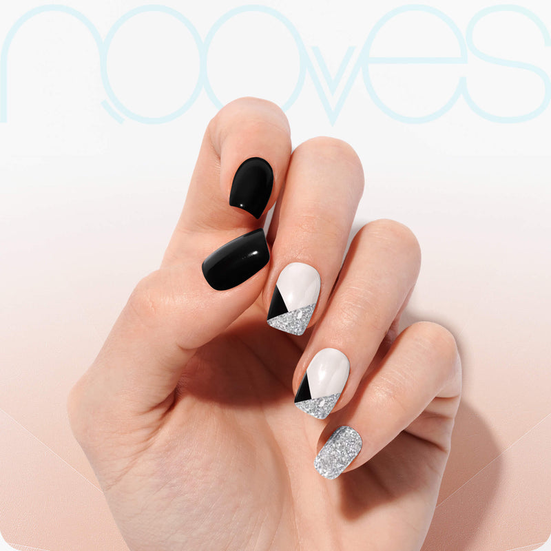 Láminas resistentes al agua Folhas de Gel - Intimate Evening - Nooves Nails  - Duración más de 14 días