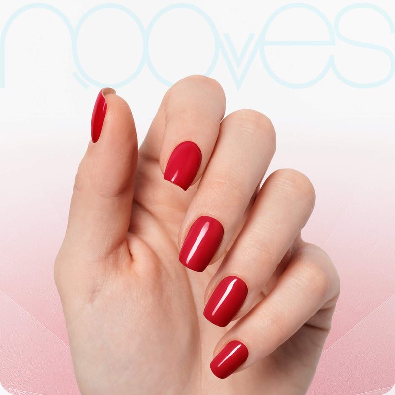 Gel Sheets - Crimson Red - Nooves Nails 