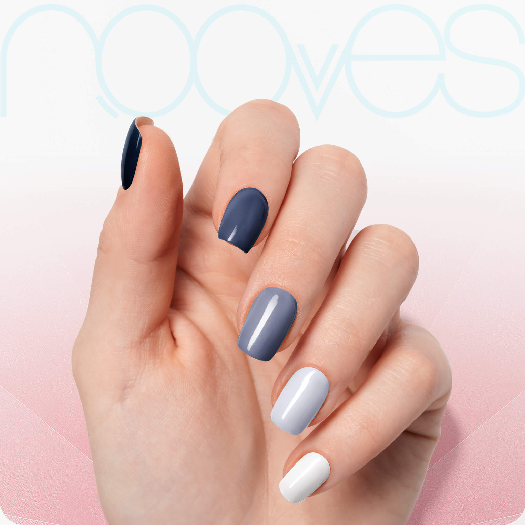 Folhas de Gel - Fifty Values - Nooves Nails 
