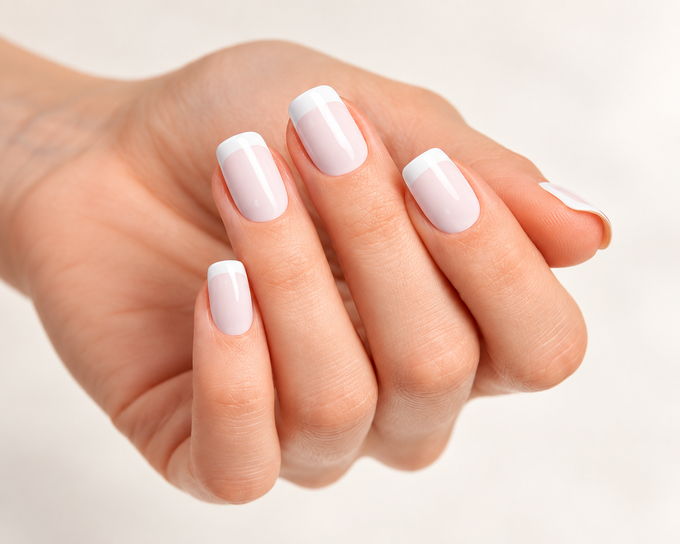 Manicura con láminas de gel semicurado NOOVES